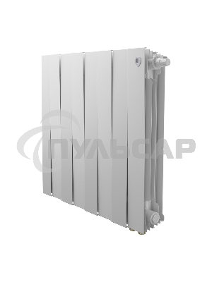 Радиатор биметаллический Royal Thermo PianoForte 500 белый VR80 - 8 секц.