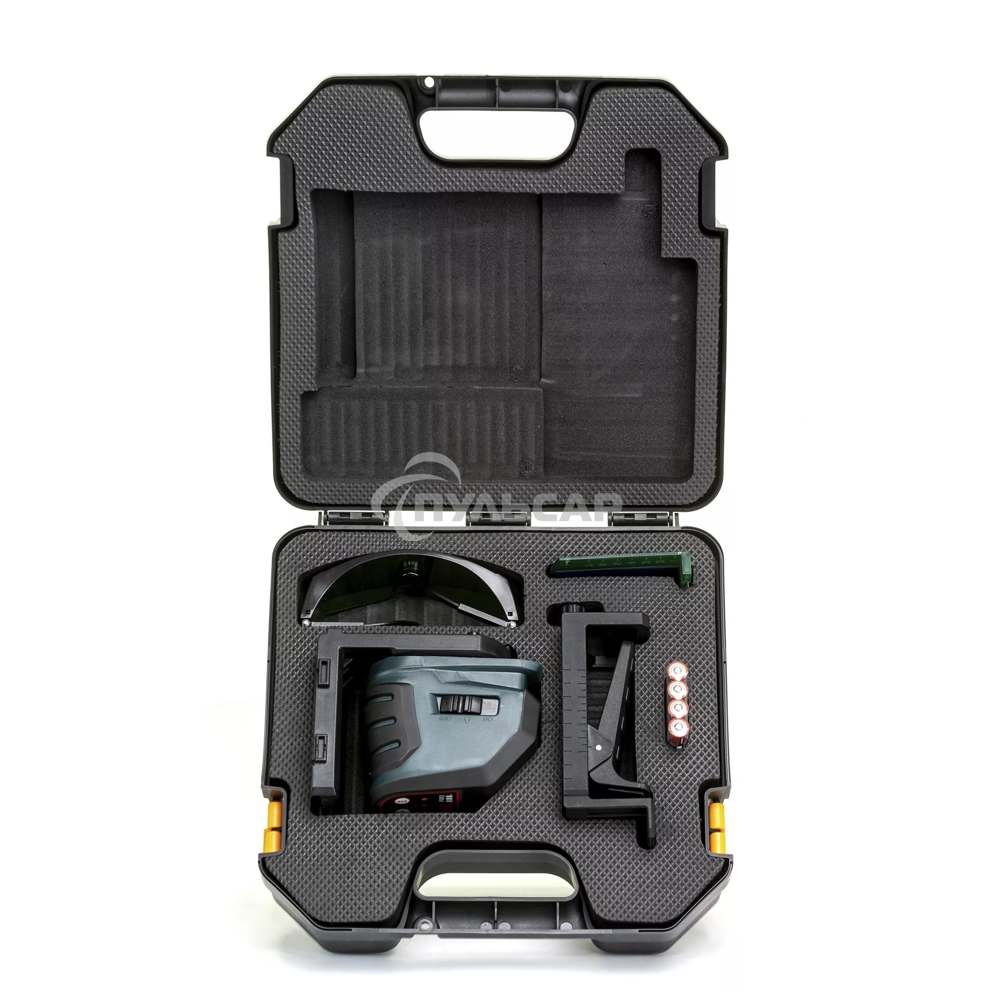 Профессиональный уровень лазерный линейный с автоматическим выравниванием KLPRO KLLZR118GL (горизонт, вертикаль, зеленый луч)