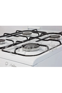 Плита комбинированная De Luxe 5040.21ГЭ (КР) ЧР белый, конфорок 4 шт, духовка 43 л, 50 см x 85 см x 50 см