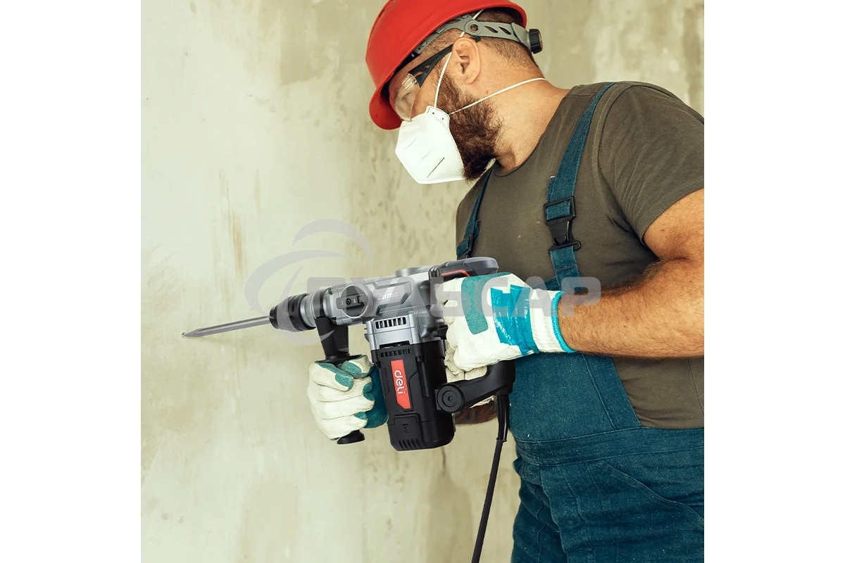 Перфоратор Deli DE-DC26-3E (1100Вт, SDS PLUS, 4750уд/мин, 1450об/мин, кейс)