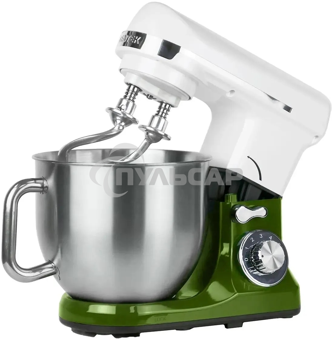 Миксер планетарный Centek CT-1133 (белый/изумруд)