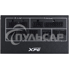 Блок питания ADATA XPG COREREACTORIIVE850G-BKCEU, 850Вт, 80 PLUS Gold, 120мм, модульный, черный