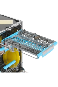 Встраиваемая посудомоечная машина Korting KDI 45570, нержавеющая сталь, 44.8 см, 10 компл., 47 дБ, класс A++