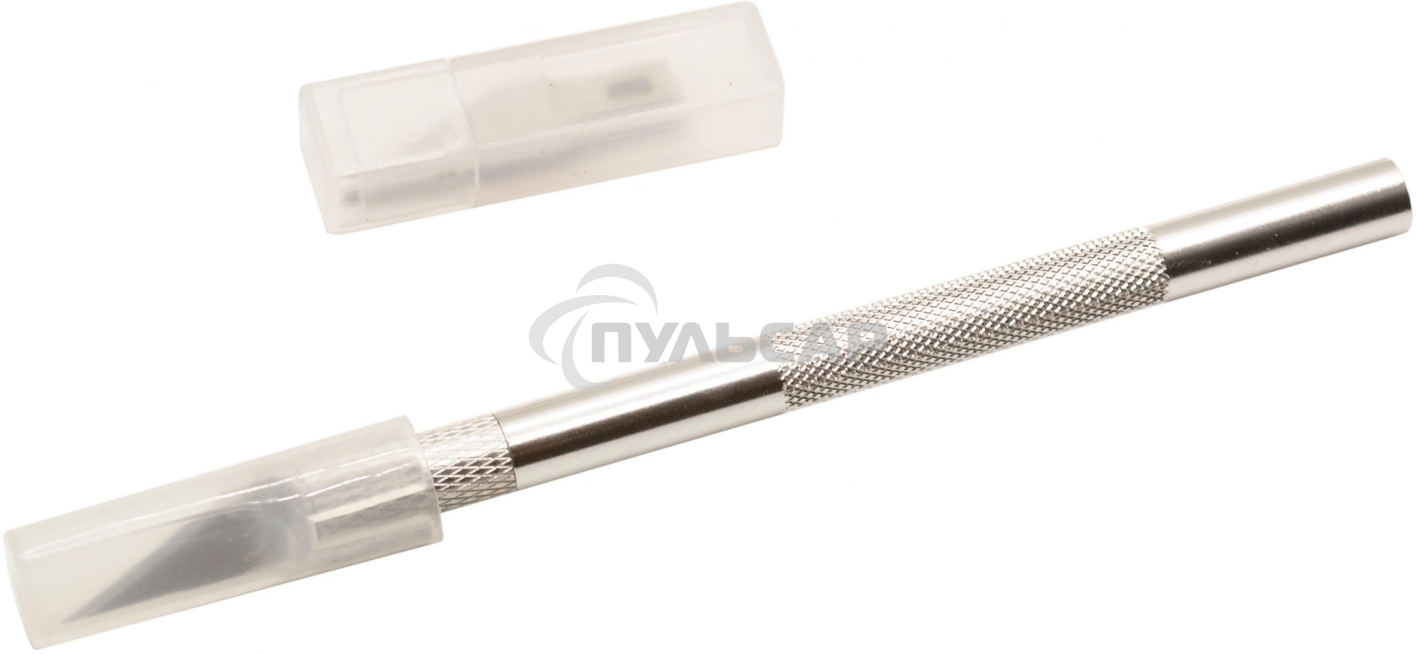 Резак-скальпель Silwerhof Create 5 сменных лезвий металл