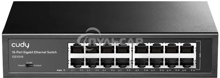 Коммутатор Cudy GS1016 (L2) 16x1Gbит/с неуправляемый