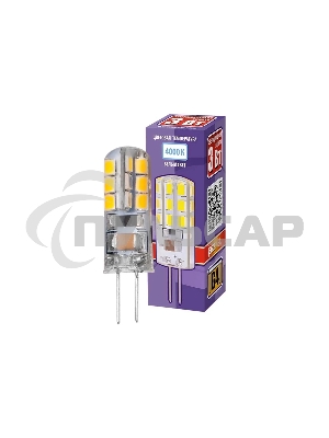 Лампа светодиодная JazzWay PLED-G4 1032072 3 Вт капсульная 4000 К, белый G4 200 лм 220-230В