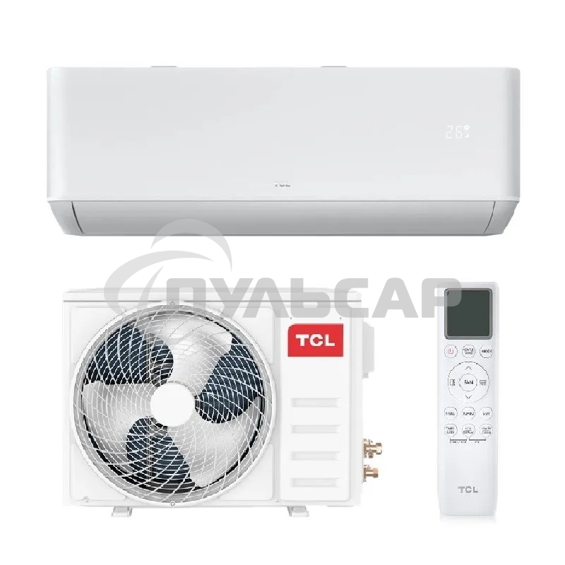 Кондиционер сплит-система TCL TAC-TP12ONF/R 12000 BTU, 36 м², 26 дБ, охлаждение, обогрев, осушение, белый