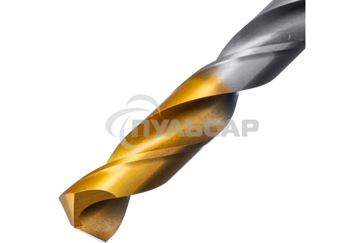Сверло спиральное по металлу Denzel 11 x 142 мм, Р6М5, Golden Tip