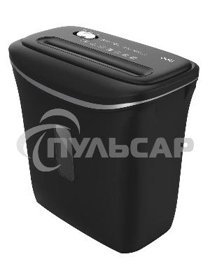 Шредер Deli E9945 черный (секр.P-4) фрагменты 6лист. 12лтр. скобы пл.карты