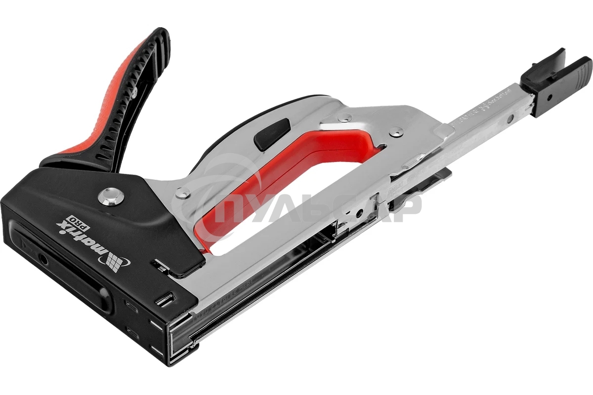 Степлер мебельный Matrix, стальной, быстрая загрузка, тип скобы 53, 6-10 мм, PRO