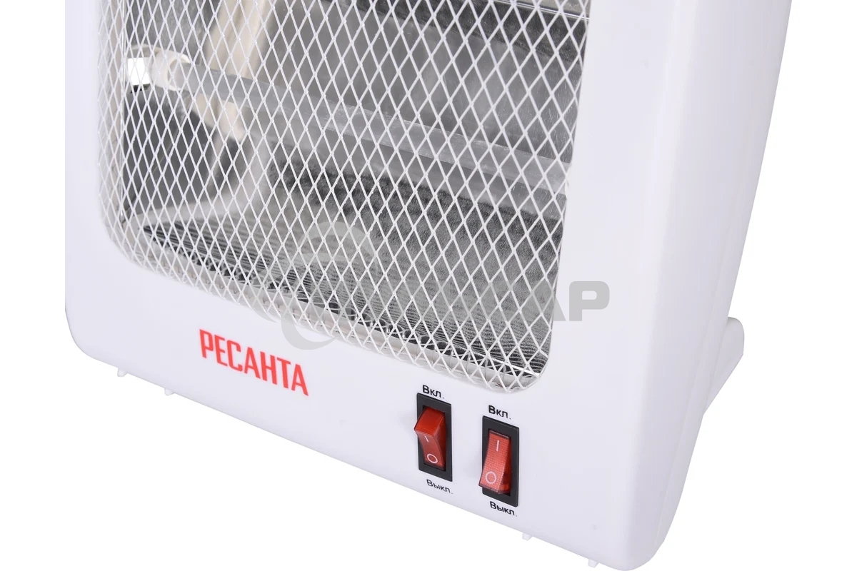 Обогреватель инфракрасный Ресанта ИКО-800Л, белый, кварцевый, 800 Вт, 8 м2 (67/5/9)