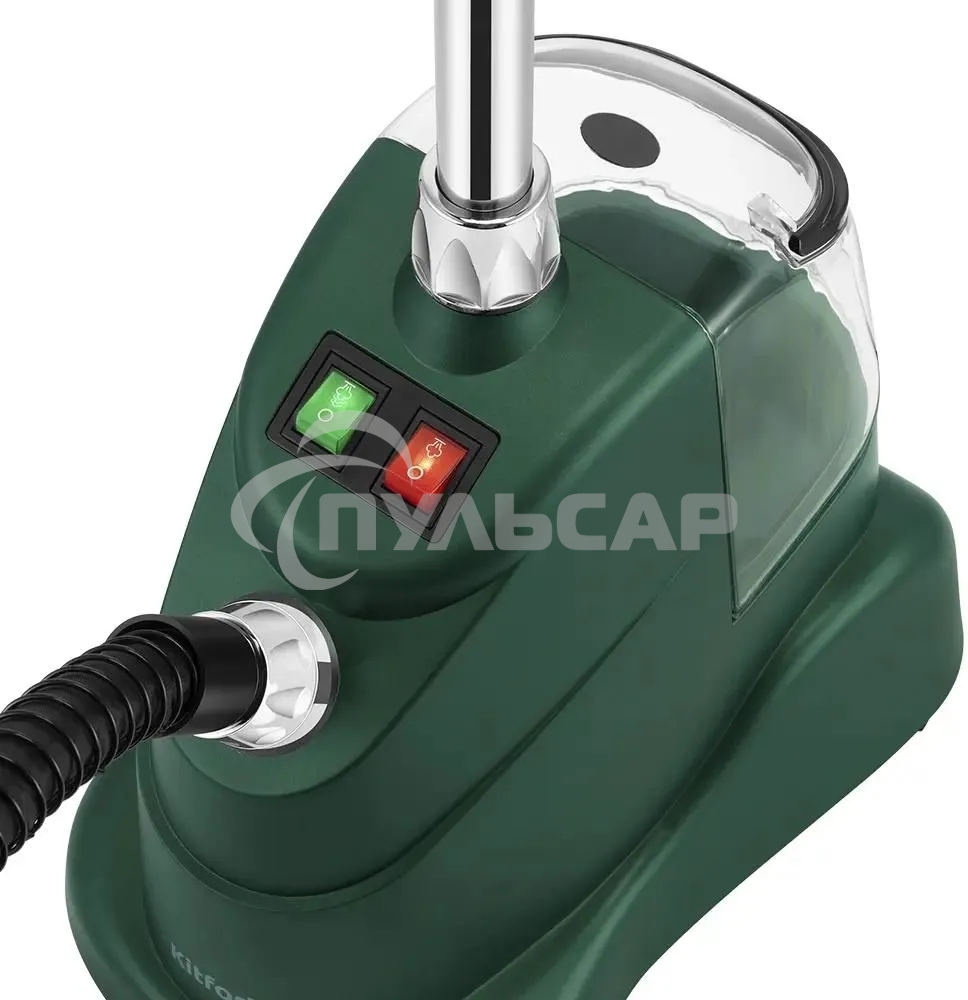 Отпариватель напольный Kitfort КТ-9360 2200Вт зеленый/черный