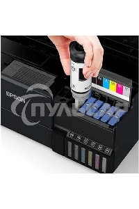 МФУ струйное Epson EcoTank L8160 (C11CJ20503) черный, A4, ч/б печ. 16 стр/мин., цв. печ. 12 стр/мин., 5760x1440 DPI, USB, Wi-Fi, Ethernet