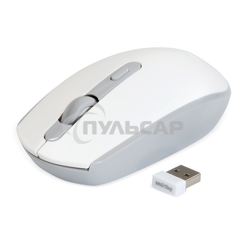Мышь беспроводная Smartbuy (SBM-280AG-WG) ONE 280AG белый/серый