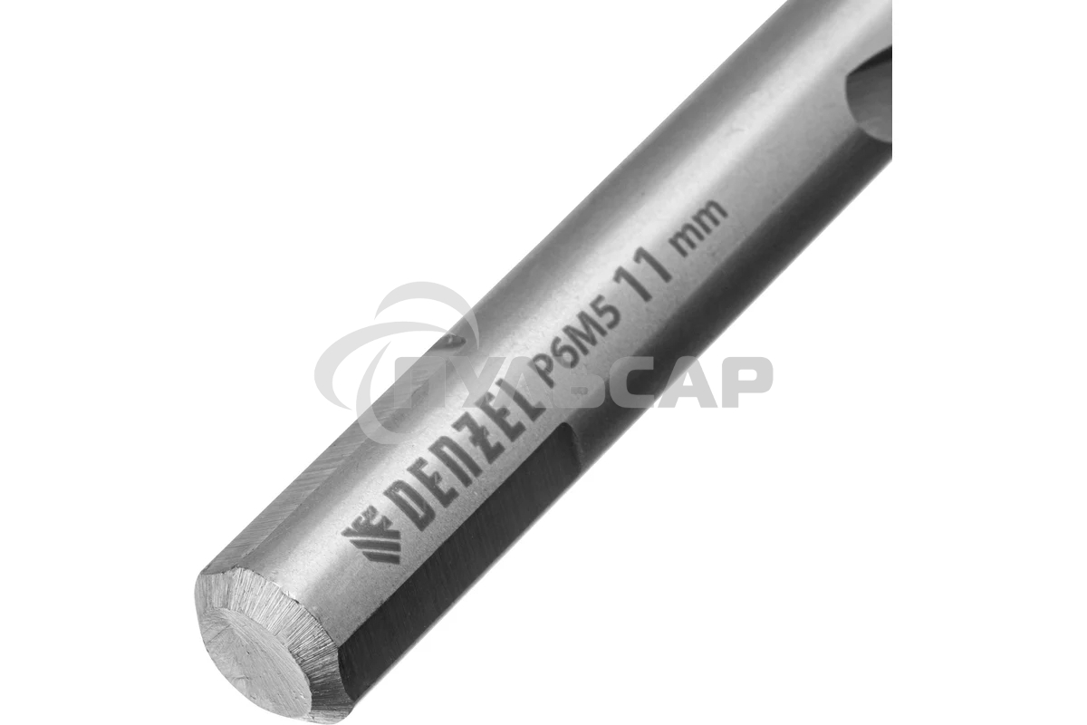Сверло спиральное по металлу Denzel 11 x 142 мм, Р6М5, Golden Tip