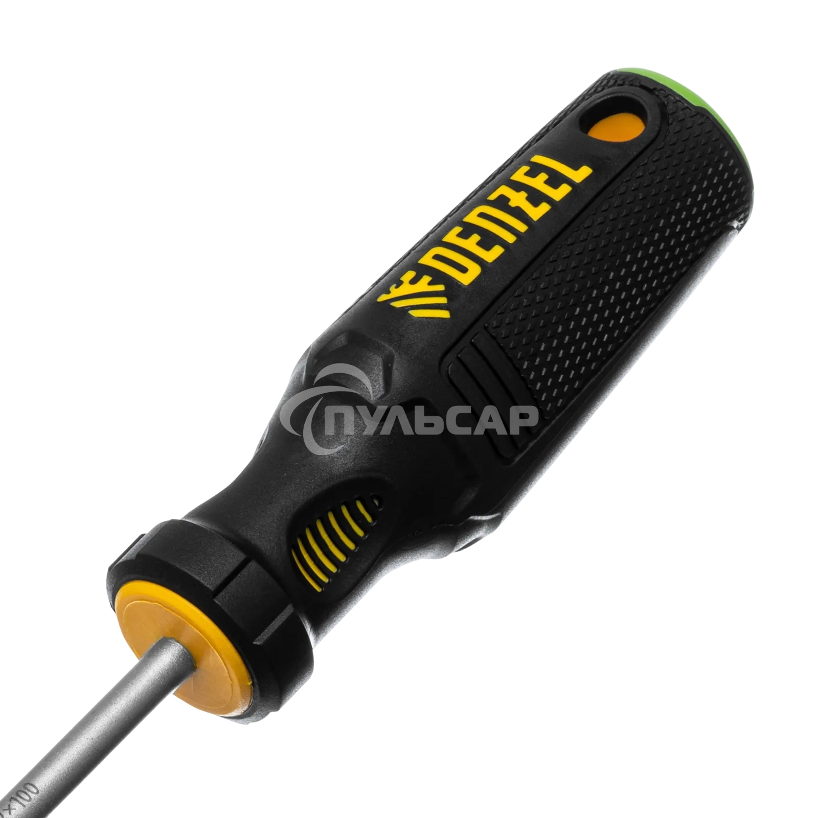 Отвертка Denzel PZ2x100 мм, S2, 3к рукоятка