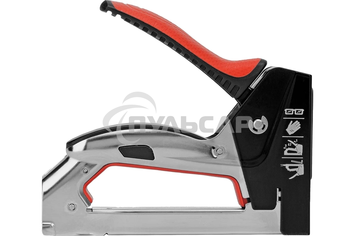 Степлер мебельный Matrix, стальной, быстрая загрузка, тип скобы 53, 6-10 мм, PRO