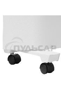 Конвектор Denzel XCE-1000 белый, 1000 Вт, 15 м2, термостат