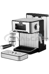 Кофеварка рожковая Rondell RDE-1106 серебристый, исп. кофе - молотый, 1.6 л, 850 Вт, 20 бар