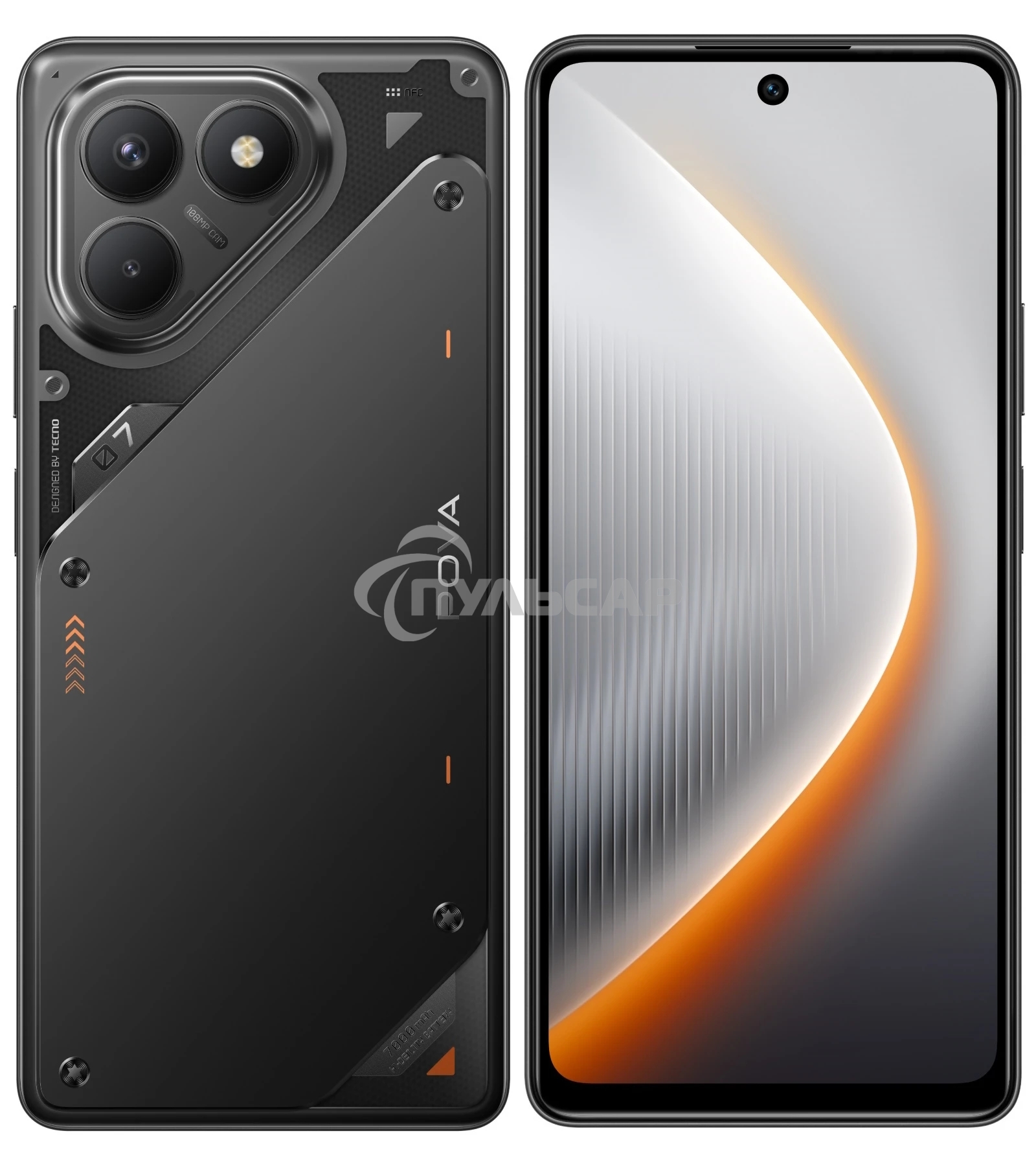 Смартфон Tecno POVA 7 Neo 8/256Gb, черный