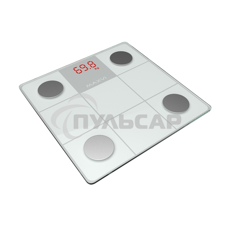 Весы напольные Maxvi BS101 белый