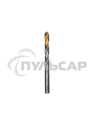 Сверло спиральное по металлу Denzel 11 x 142 мм, Р6М5, Golden Tip