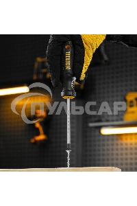 Отвертка Denzel PZ2x100 мм, S2, 3к рукоятка