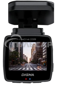 Видеорегистратор Digma FreeDrive 203W черный 2Mpix 1080x1920 1080p 120гр. MSTAR 8336