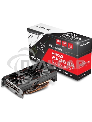 Видеокарта Sapphire RX6500XT Gaming OC Pulse 11314-07-20G AMD Radeon RX 6500XT 4Gb 64bit GDDR6 PCI-E 4.0 2685/18000 HDMIx1 DPx1 HDCP Ret
