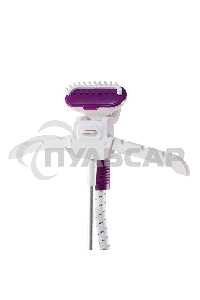 Отпариватель Galaxy Line GL 6211, белый с фиолетовым, стационарный, 2000 Вт, объем контейнера для воды 1,7 л, 3 режима отпаривания