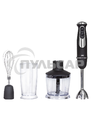 Блендер погружной JVC JK-HB5123 1200 Вт, черный с серебристым
