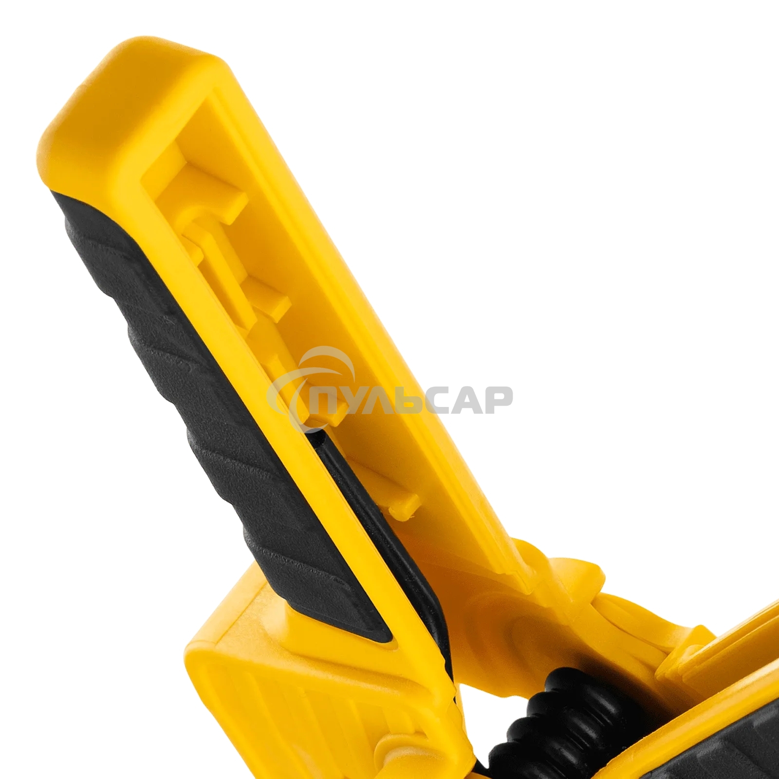 Струбцина Denzel клещеобразная, удлиненная 75 х 110 мм двухкомпонентные рукоятки