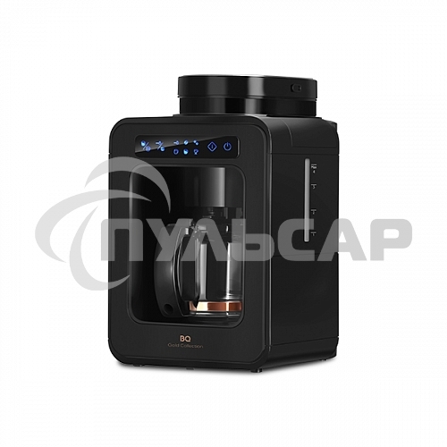 Кофеварка капельная BQ CM7000 Black-Rose Gold со встроенной кофемолкой, исп. кофе - молотый/зерновой, 0.6 л, 600 Вт.