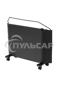 Конвектор Denzel XCE-1500B черный, 1500 Вт, 20 м2, термостат