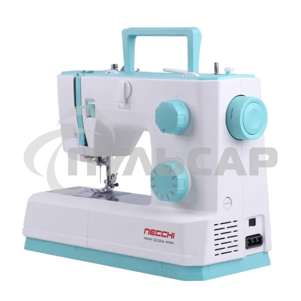 Швейная машина Necchi Q134A белый/голубой