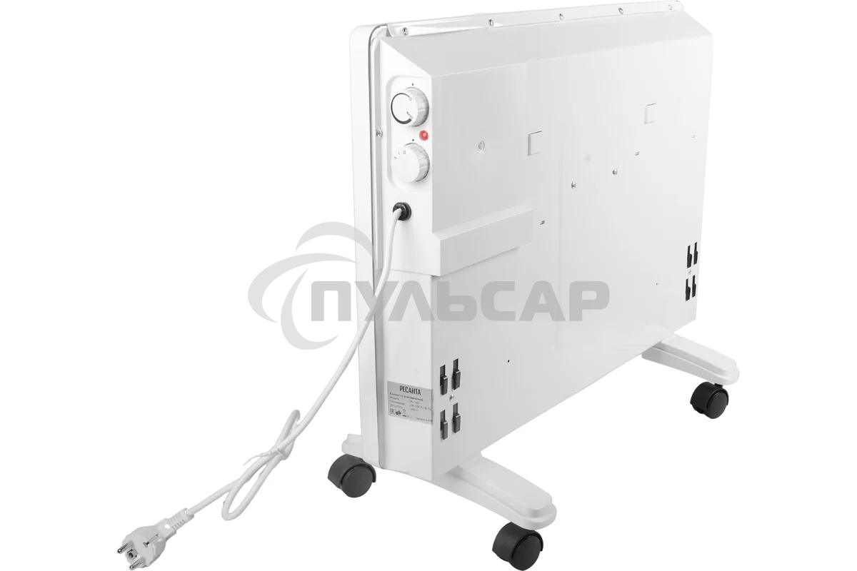 Конвектор Ресанта ОК-1500 белый, 1500 Вт, 20 м2, термостат