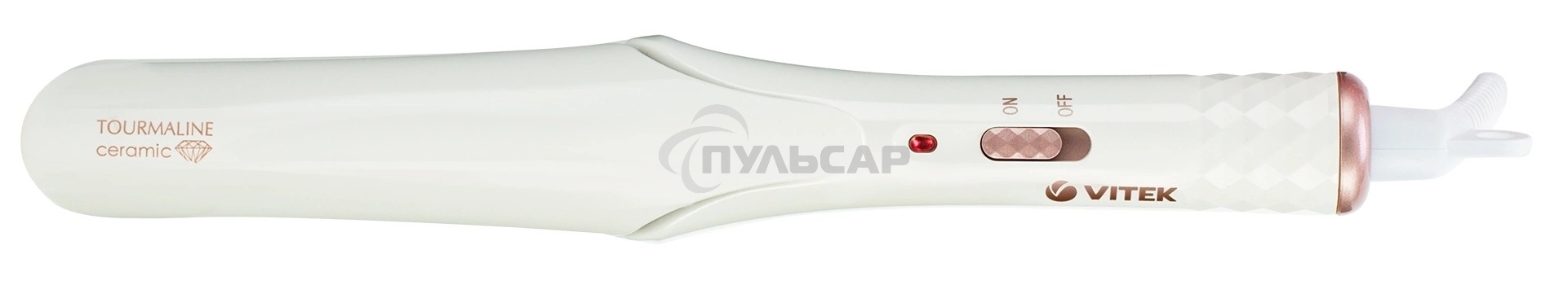 Выпрямитель Vitek VT-8406 25Вт белый макс.темп.:200С покрытие:керамико-турмалиновое