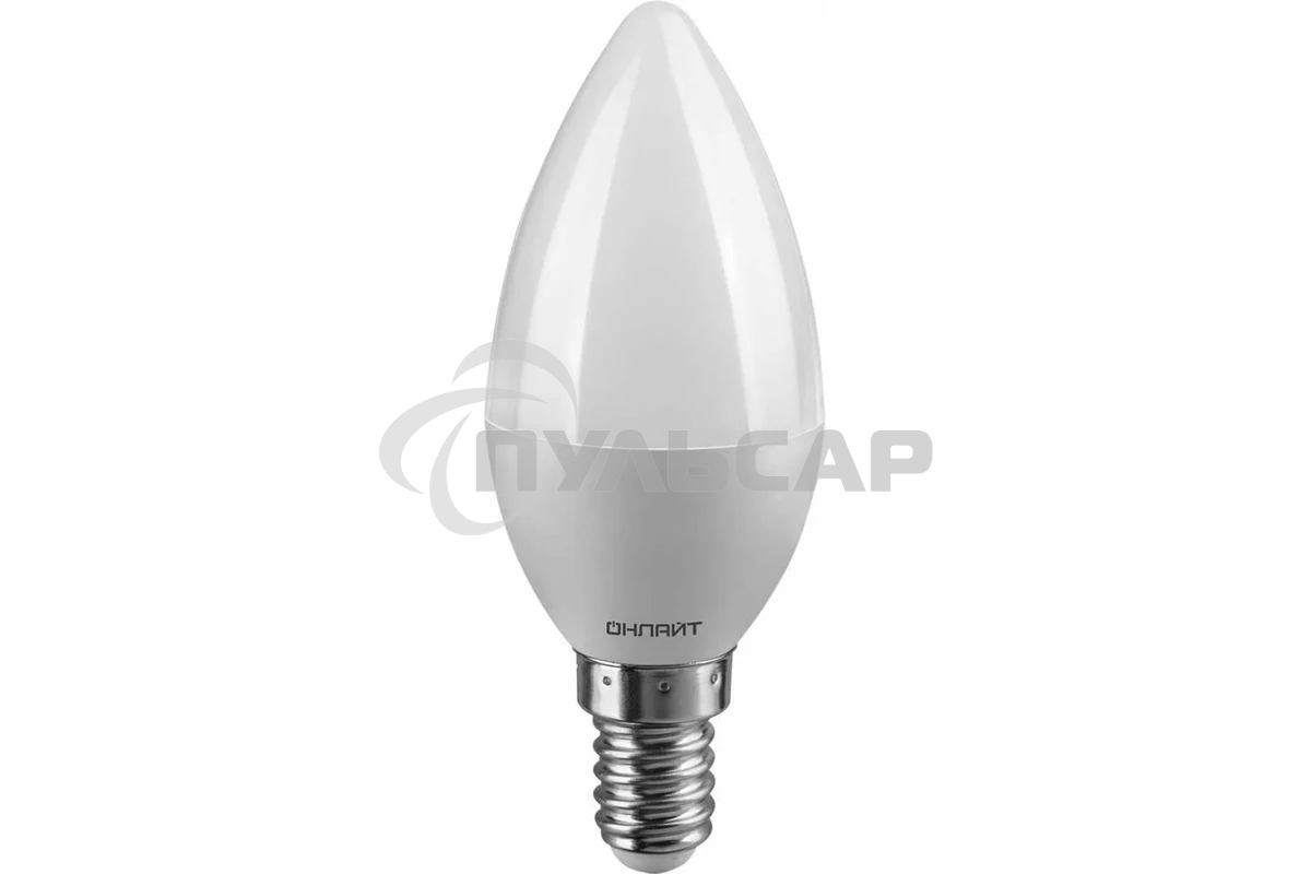 Лампа светодиодная ОНЛАЙТ 71633 OLL-C37-8-230-4K-E14-FR