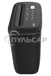 Шредер Deli E9945 черный (секр.P-4) фрагменты 6лист. 12лтр. скобы пл.карты