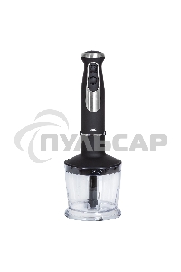 Блендер погружной JVC JK-HB5123 1200 Вт, черный с серебристым