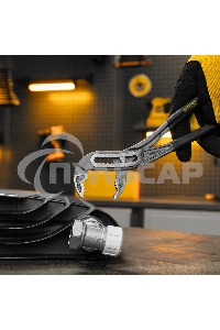 Клещи переставные Denzel обливные рукоятки, 240 мм