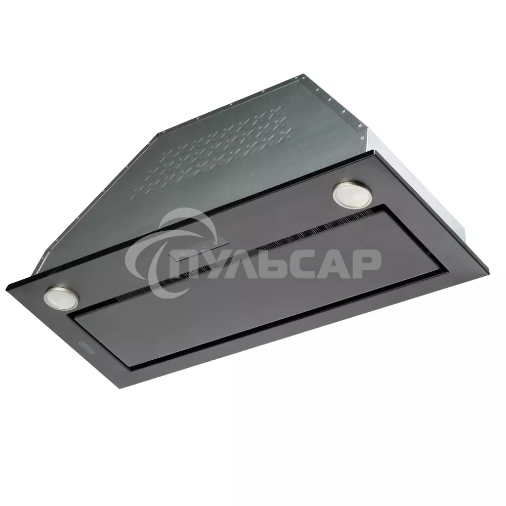 Вытяжка встраиваемая DeLonghi Cosetta 710 NB черная, 70 см, 1200 куб. м/ч, 63 дБ