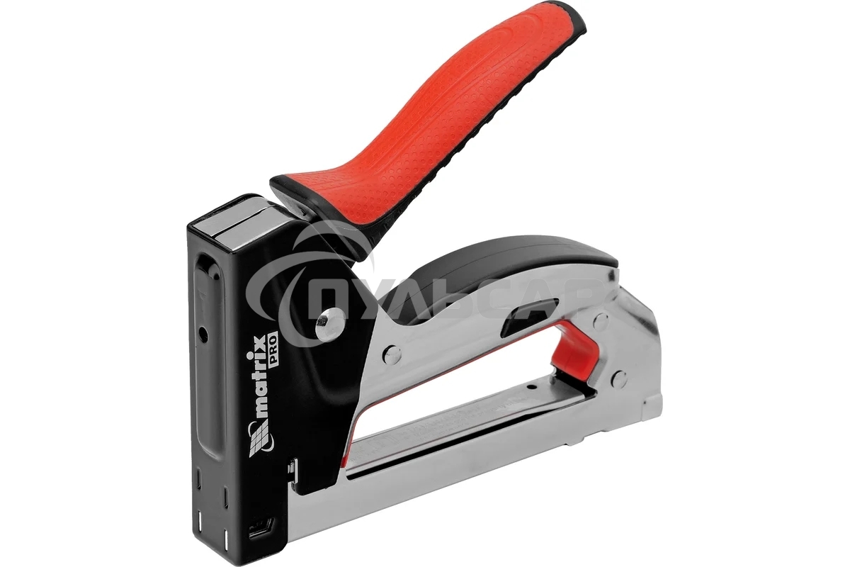 Степлер мебельный Matrix, стальной, быстрая загрузка, тип скобы 53, 6-10 мм, PRO