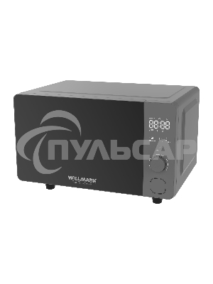 Микроволновая печь Willmark WMO-206SG графитовый, 20 л, 700 Вт, переключатели - поворотный механизм/сенсор