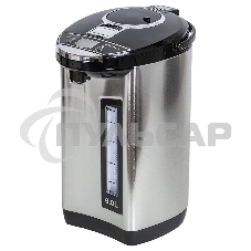 Термопот SUPRA TPS-7755 6 л, 850 Вт, серебристый с черным