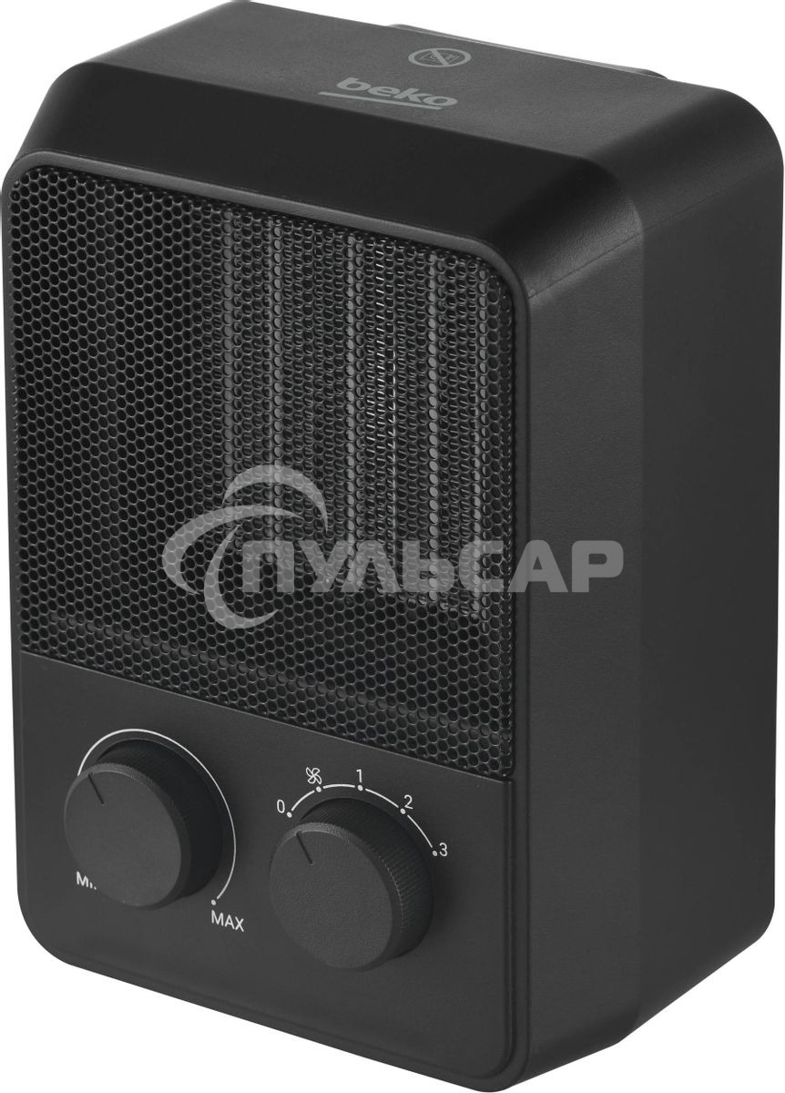 Тепловентилятор Beko Winter Range RHP 5320 B черный, 2000 Вт, 15 м2, термостат