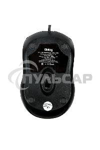 Мышь проводная Dialog Comfort MOС-15U черный, 1200 dpi, USB, кнопки - 3