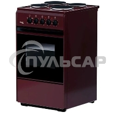 Плита электрическая Лада Nova AE 14027 B коричневый, конфорок 4, духовка 50 л, 50 см x 85 см x 54 см