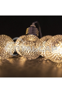 Гирлянда светод. Funray Лампы,SE-HL-1.810WW,2*АА,1.8м,10LED,10ламп,тепл.бел,прозрачный провод