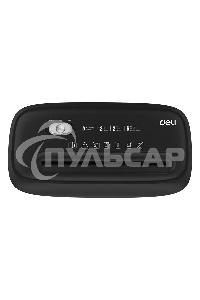 Шредер Deli E9945 черный (секр.P-4) фрагменты 6лист. 12лтр. скобы пл.карты